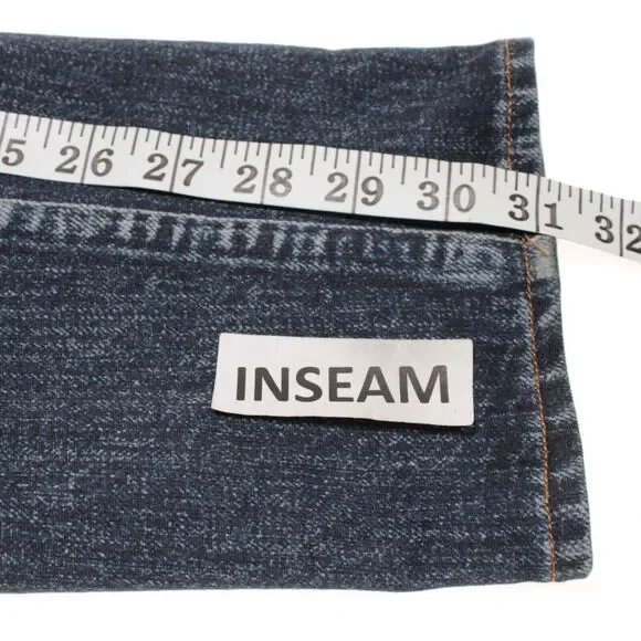 Rag & Bone NWT Belted Skinny Jeans Size XS US In Blue 100% Cotton Denim
